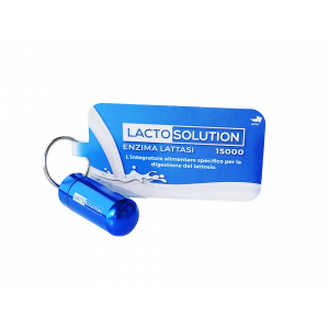 Llavero Lactosolution con pastillero y enzima lactasa 15000 FCC 2