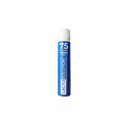 Boîte de 75 comprimés de supplément de lactase Lactosolution 15000 FCC